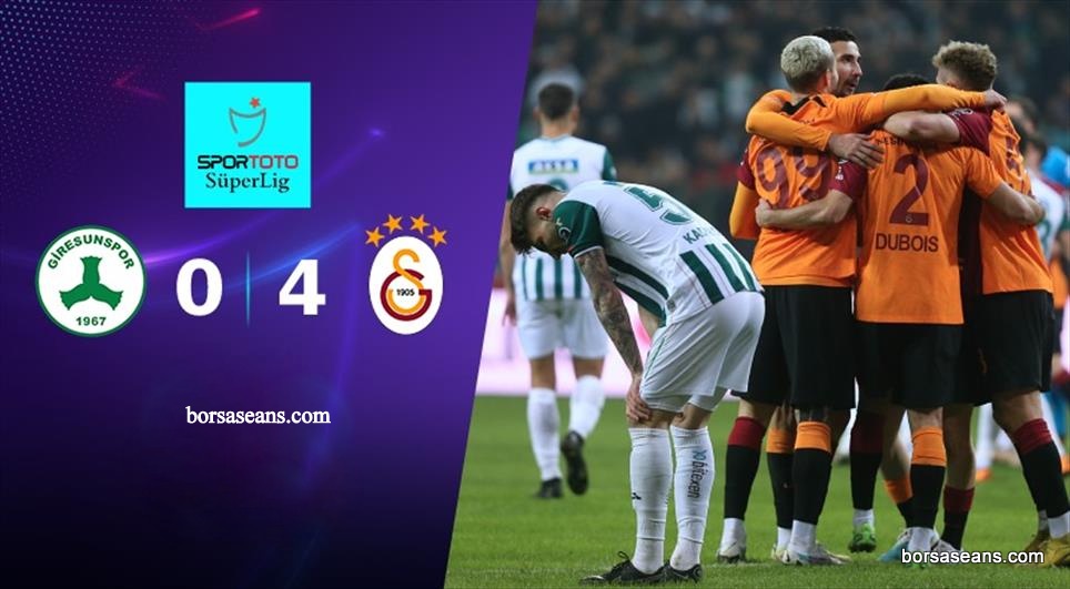 Galatasaray galibiyet serisine devam dedi
