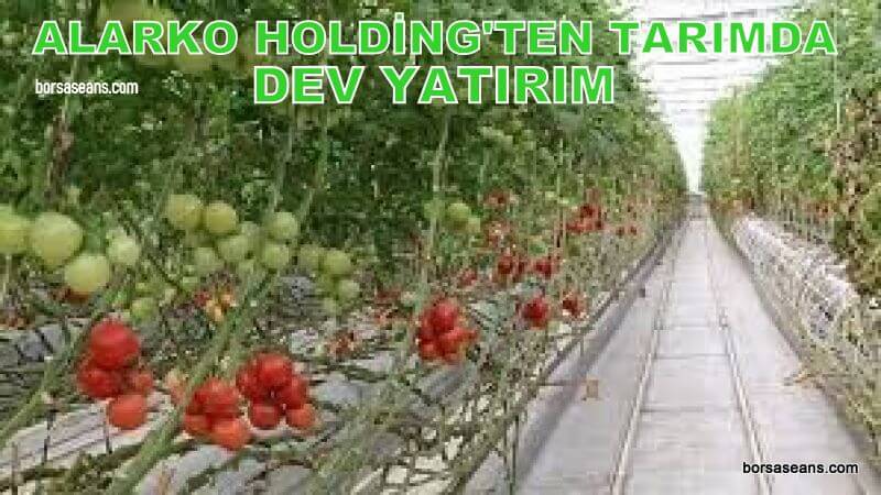 Alarko Holding,Tarım,Sektör,Yatırım,Dolar,Sera,Tohum,Gübre,Palmira Agro